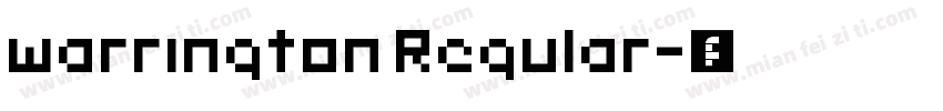 warrington Regular字体转换